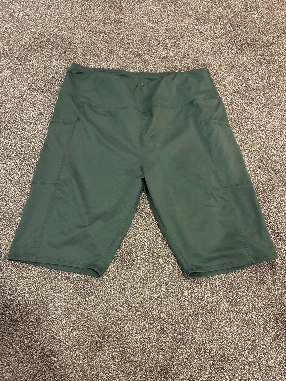 Maurices Deep Green Active Bike Short